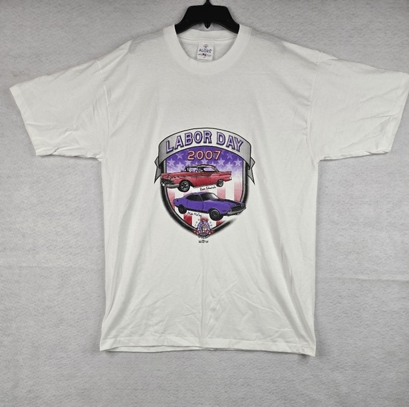 Labor Day Single Stitch, T-Shirt. Size L - Picture 1 of 7